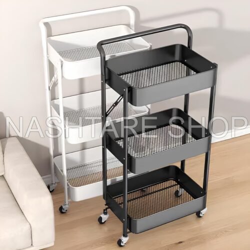 Multi-Layer Storage Trolley Rack | رف متحرك متعدد الطبقات