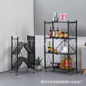 Foldable Home Kitchen Stand | ستاند رفوف القابلة للطي