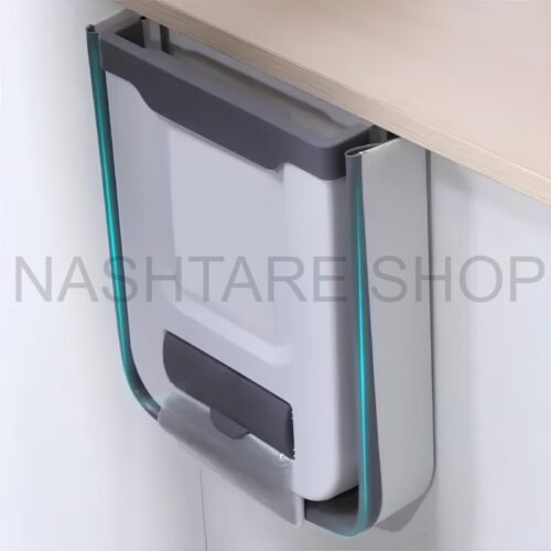 kf-S220d96c053f34445a1a61dfe0a637959R-Hanging-Trash-Bin-Foldable-Storage-Garbage-Counter-Cabinet-Wall-Mounted-Can-Camping-Portable-Caravan-Motorhome-Car Hanging Wall Mounted Trash Can For Home & Car | سلة مهملات مثبتة على الجدار