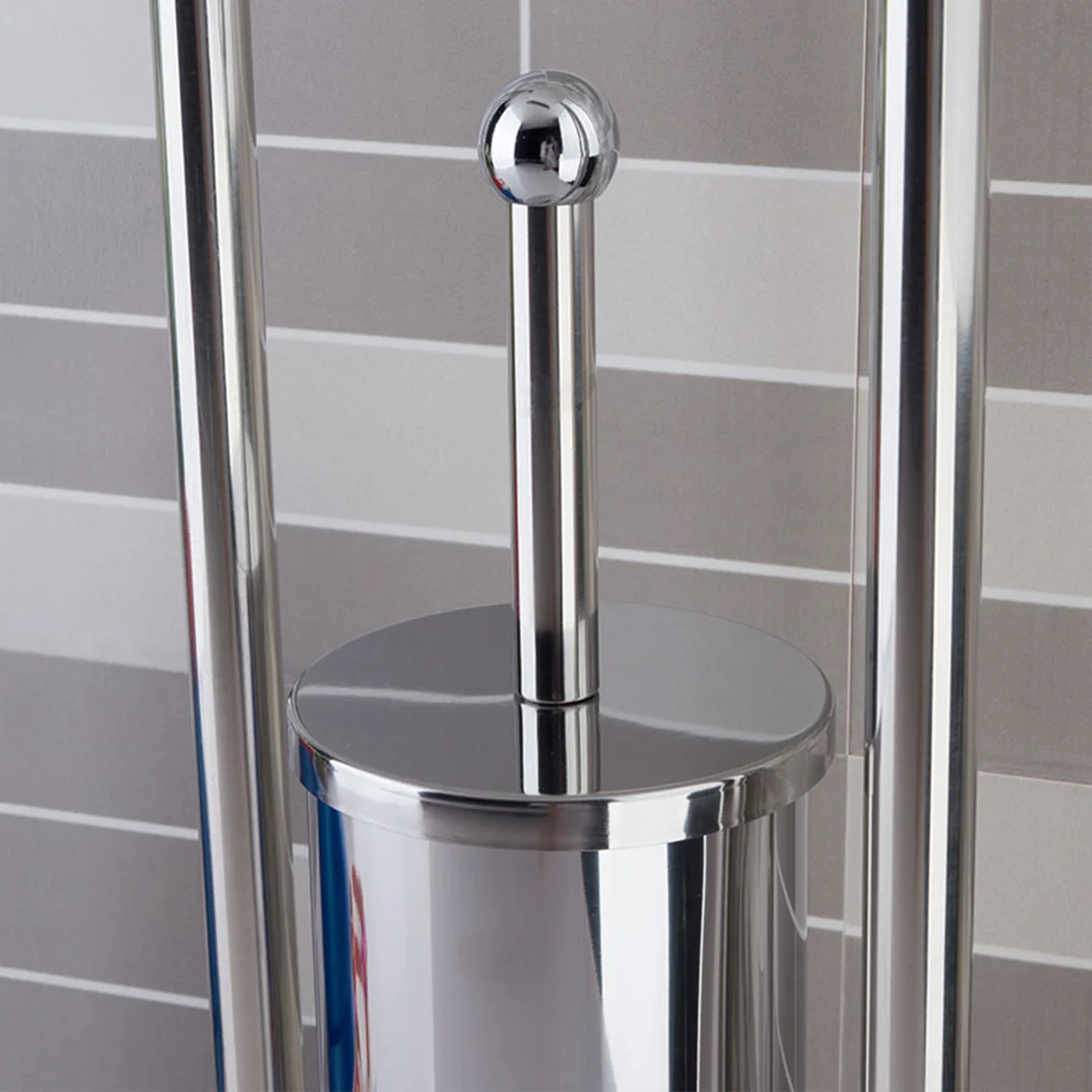 Stainless Steel Brush Holder "حامل فرشاة ستانلس ستيل" - Image 2