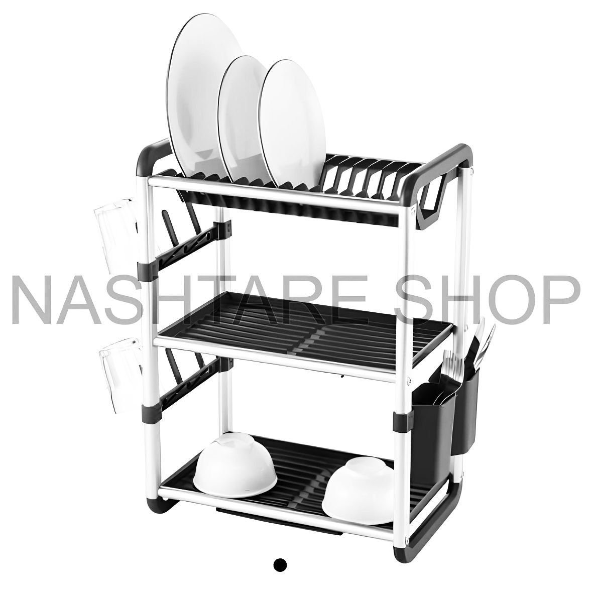 Aluminum Dish Rack GEBE | رف صحون الومنيوم - Image 2
