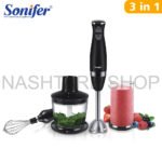 3-in-1 Stainless Steel Hand Blender | خلاط يدوي ستانلس ستيل 3 في 1
