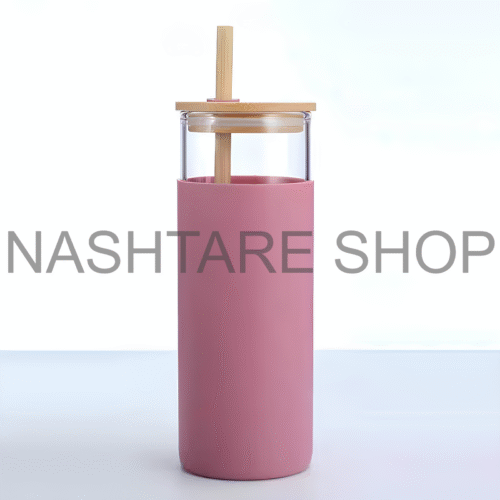 Insulated Glass Cup | كوب زجاجي بغطاء خشبي