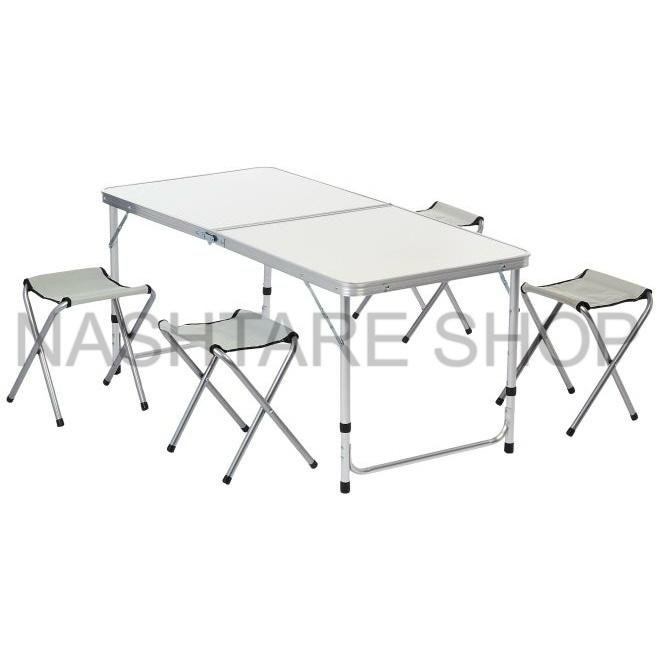 Foldable Table with Chairs | طاولة قابلة للطي مع كراسي