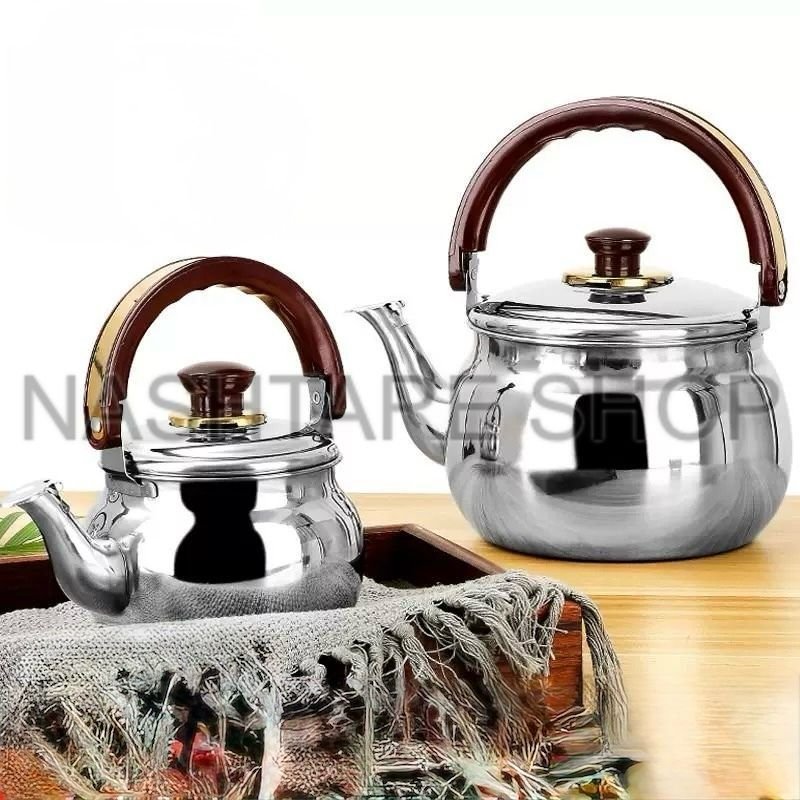GEBE Stainless Steel Teapot(16-18 cm)| إبريق شاي من الستانلس ستيل