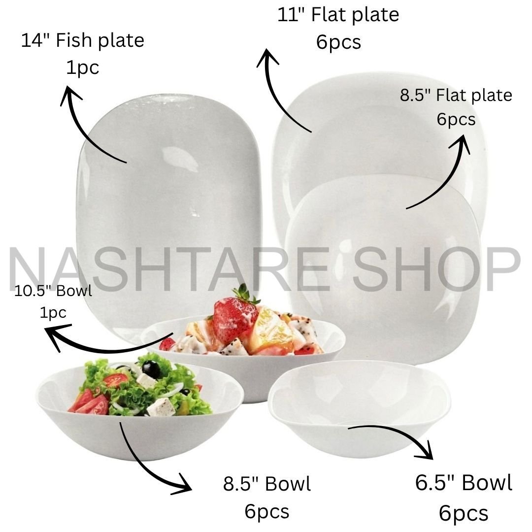 GEBE 26pcs Dinner Set | طقم أواني طعام مكون من 26 قطعة - Image 2