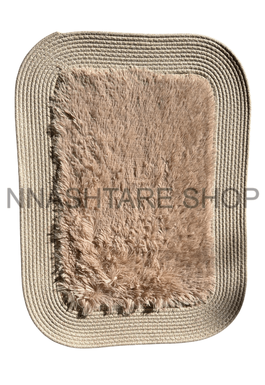 Carpet Straw & Fur | سجادة من القش والفرو - Image 6