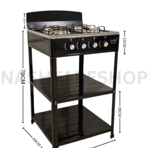 GEBE 4 Burner Gas Stove | موقد غاز أربع شعلات