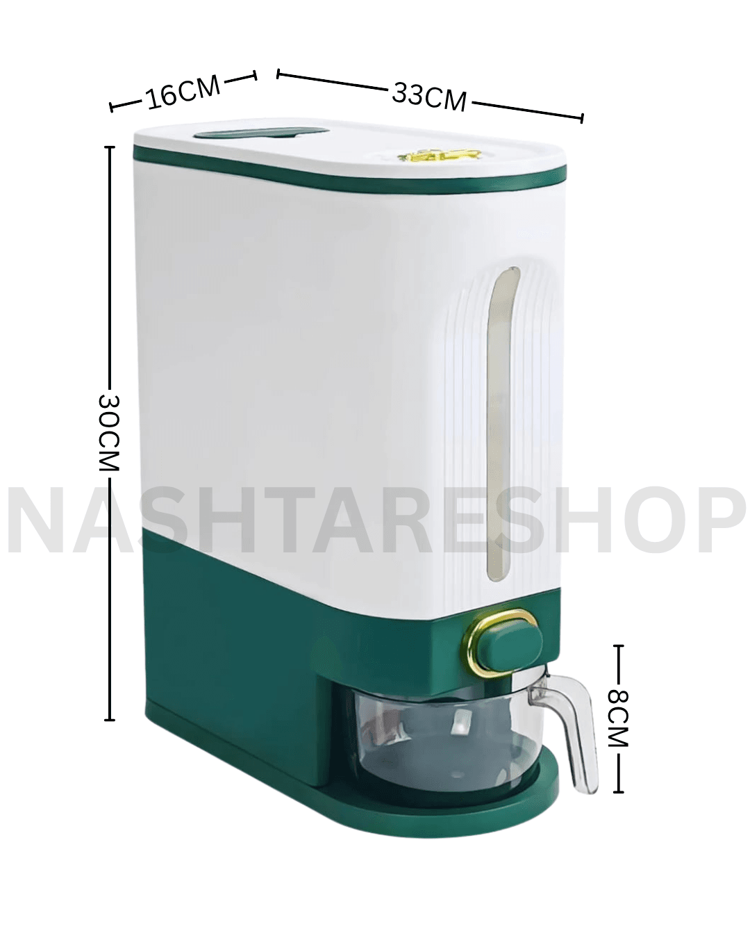 5KG GRAIN DISPENSER - حافظة حبوب مع موزّع (5 كغ)