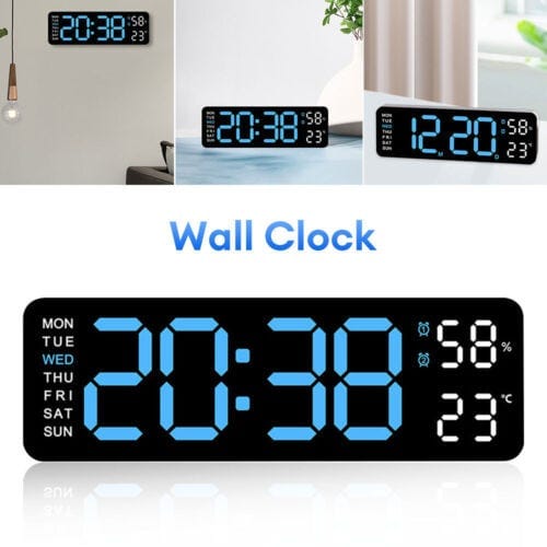 LED Wall Clock | ساعة حائط رقمية