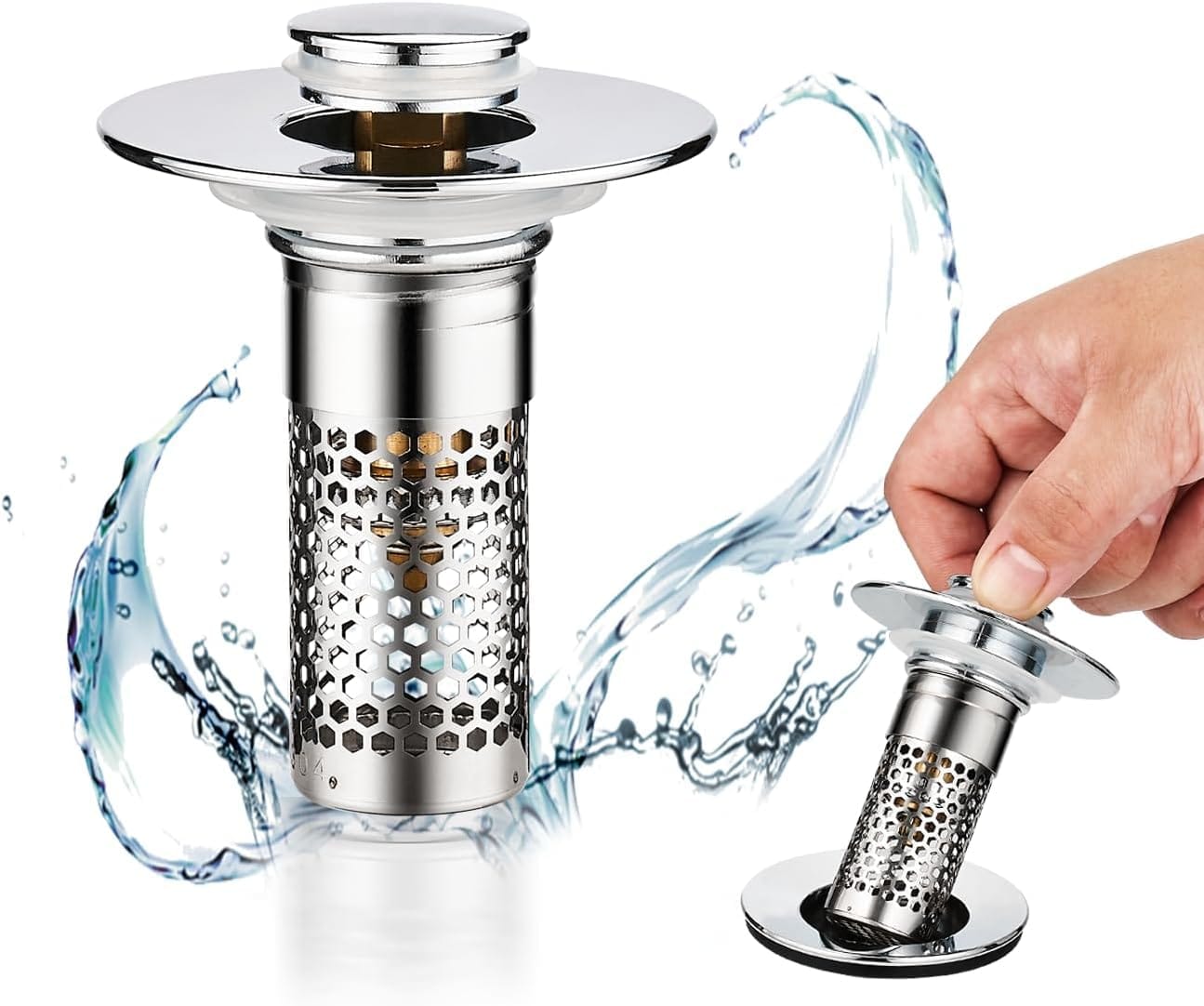 Sink Stopper & Strainer | سدادة ومصفاة الحوض