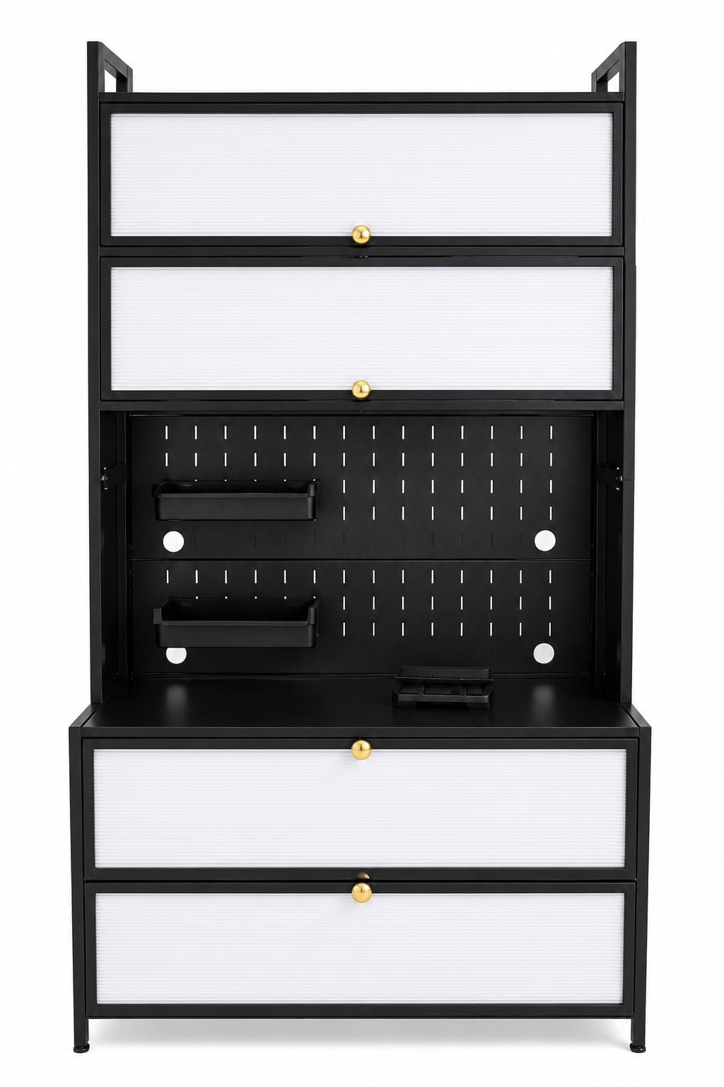 Kitchen Pantry Rack with Cabinet | رف مطبخ مع خزانة